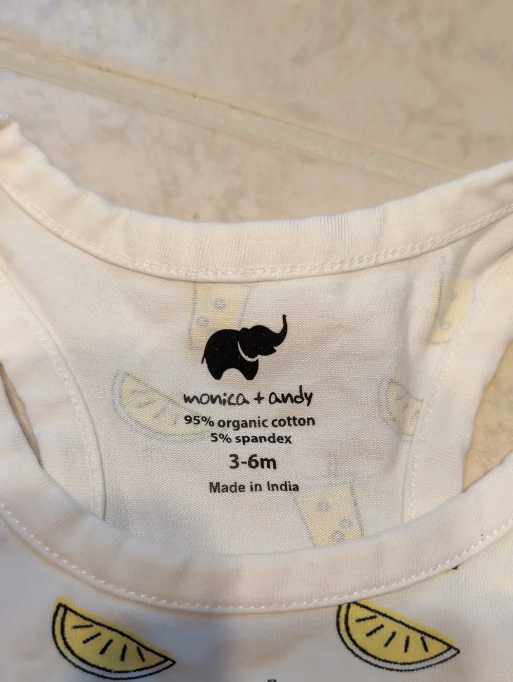 Monica + Andy Lemonade 🍋 Tank Button Onesie